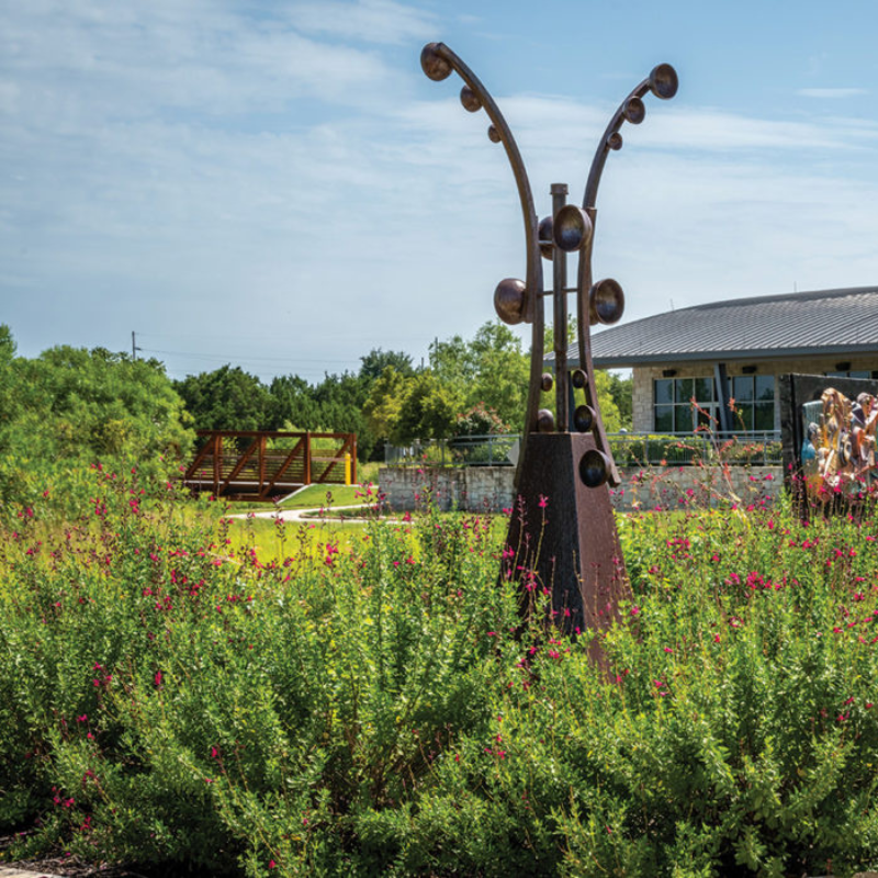 cedar park sculpture garden • The Boardwalk Cleaning Co.