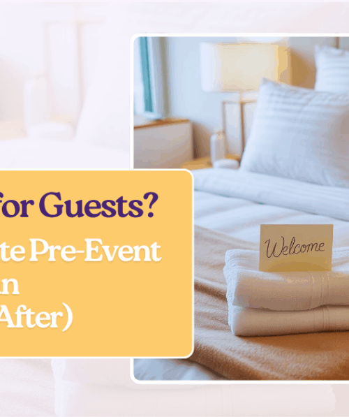 Pre-Event Cleaning Plan