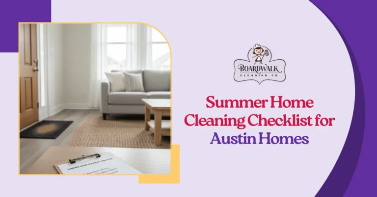 Summer Home Cleaning Checklist for Austin Homes
